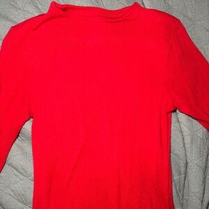 Naked Wardrobe thong mock neck long sleeve  bodysuit